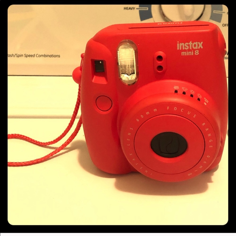 Polaroid camera.